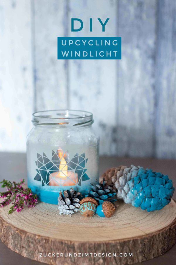 DIY Upcycling Windlicht