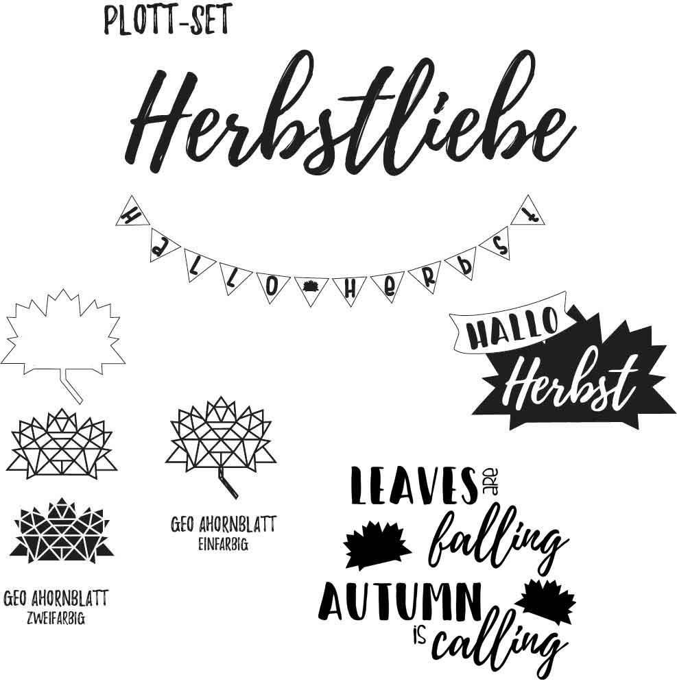 Plott-Set Herbstliebe