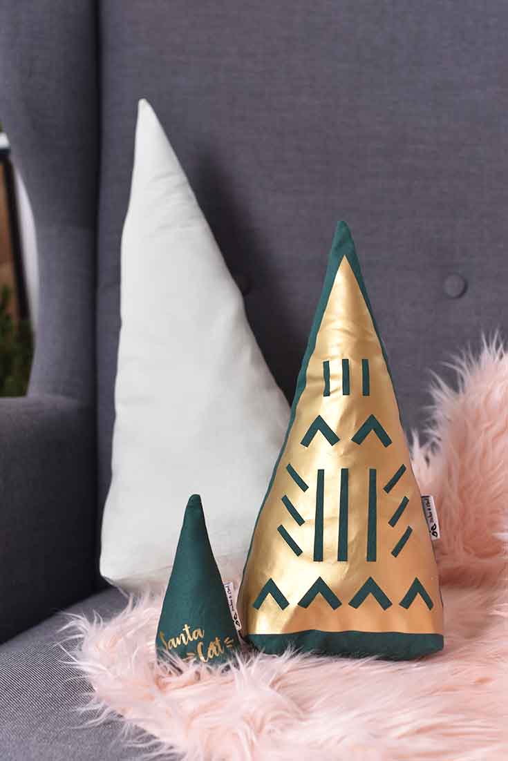 Kostenloses Schnittmuster Tannenbaum in 4 Größen - www.zuckerundzimtdesign.com