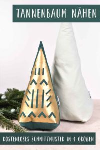 Kostenloses Schnittmuster Tannenbaum in 4 Größen - www.zuckerundzimtdesign.com