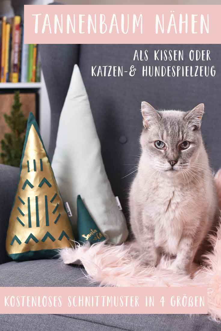 Kostenloses Schnittmuster Tannenbaum in 4 Größen - www.zuckerundzimtdesign.com