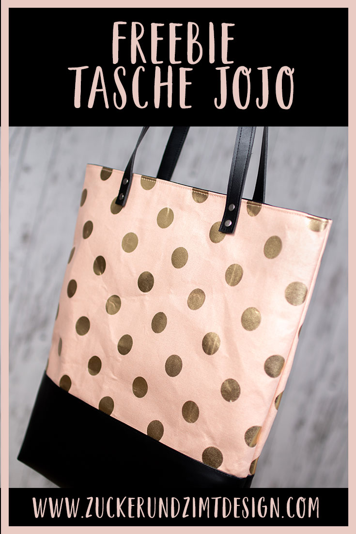 Kostenlose Nähanleitung Tasche JoJo || www.zuckerundzimtdesign.com
