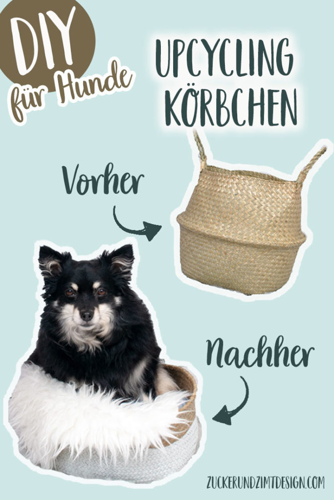 Hundekörbchen und Katzenkörbchen aus Seegraskorb selbermachen mit passender Nähanleitung für Kissen|